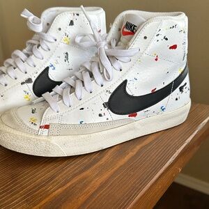 Paint splatter Nike blazers